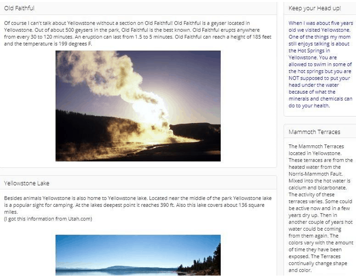 History and Geography Projects